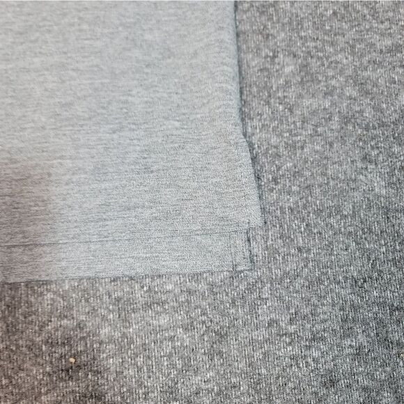 FootJoy Golf Polo Shirt Size L Heather Gray Black Pique Performance - Picture 6 of 12